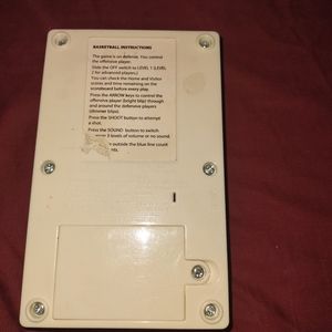 Throwback handheld basketball game